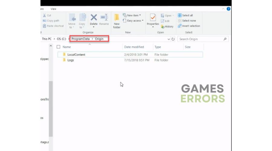 Sims 4 ProgramData